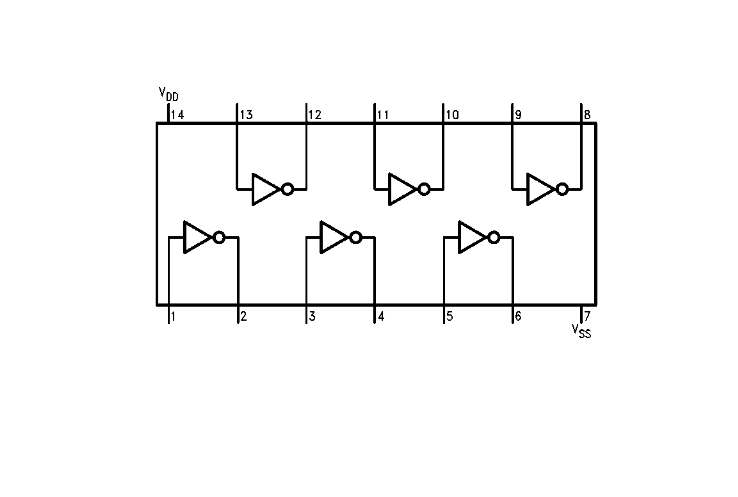 CD4069UBCN DB PINOS